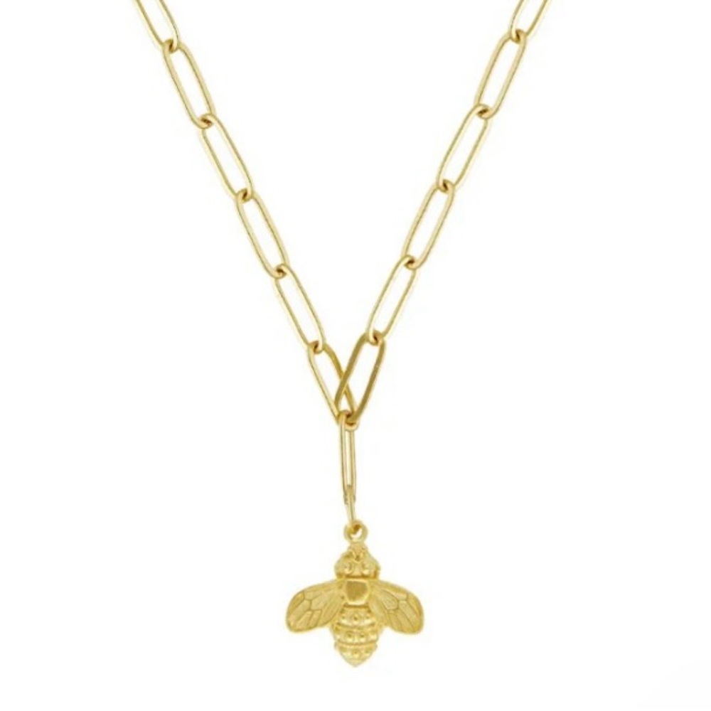 Gold Bee Pendant Necklace SUSAN SHAW